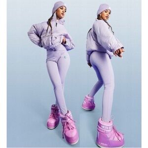 asos 4505 ski sunny ski pants with stirrup lilac